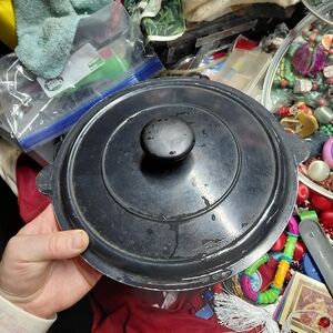 Black Cast-Look Cookware Lid - Universal Replacement10"